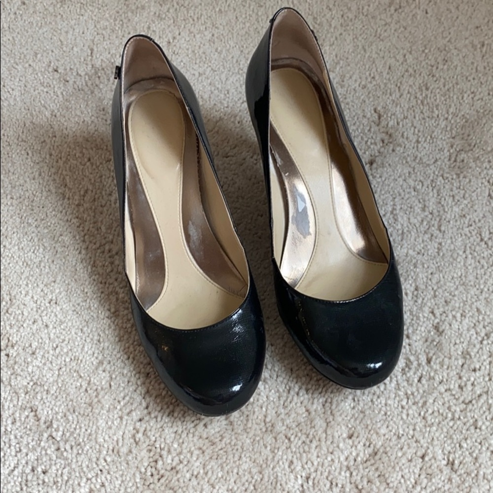 Calvin Klein patent pumps